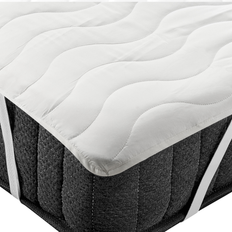 Beliani Vit Mikrofiber 180 x 200 cm Madrasskydd