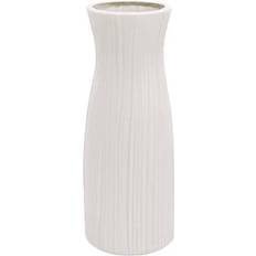 Plast Vaser Sparklar Decorative Flower White Vase 23.5cm