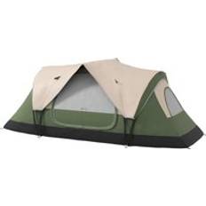OutSunny Camping Tent for 6-8 Man with 2000mm Waterproof Rainfly and Carry Bag for Fishing Hiking Festival, Dark Green