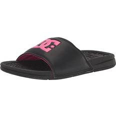 DC Women Slippers & Sandals DC Women's Bolsa Athletic Slide Sandal, Black/Black/Pink