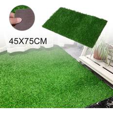 Grass Turf Offcut Roll 45cmx75cm Artificial Realistic Turf