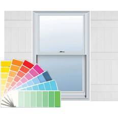 Windows Ekena Millwork Lifetime Vinyl Standard Four Window Shutter