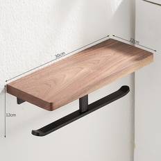 Aluminum Toilet Paper Holders Dechoicelife a-BLACK
