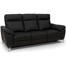 Recliner Sofaer Scandinavian Choice Selesta Black Sofa 222cm 3 personers