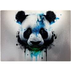 Blue Chopping Boards Warren Reed Panda Face Splashart Light Background Chopping Board