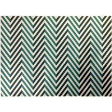 Blue Chopping Boards Warren Reed Geometric Herringbone Chevron Blues Chopping Board