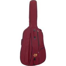 Tom and will Double Bass Gig Bag, 3/4 Size, Burgundy Grey