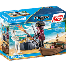 Pirate Ensembles de jeu Playmobil Starter Pack Pirate with Rowing Boat 71254