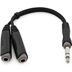 Gear4music TRS 6.35mm Jack Dual TS 6.35mm Jack F Pro