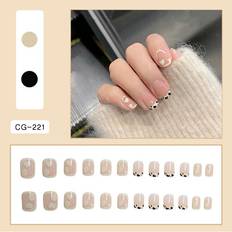 Nail Decoration & Nail Stickers Tianci Cow Graffiti Nail Art Stickers Decals, Self-adhesive Nail Cow Print