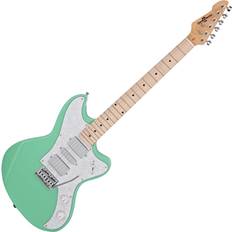 Seattle Electric Guitar by Gear4music, Seafoam Green
