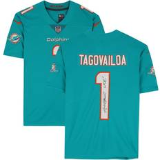 Game Jerseys Fanatics Authentic Tua Tagovailoa Aqua Miami Dolphins Autographed Elite Jersey