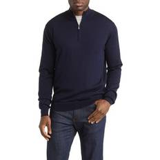 Peter Millar Men's Autumn Crest Quarter-Zip Color: Navy