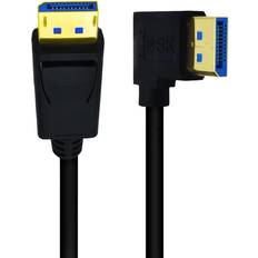 Kabler Nordic DPDP-N2021 1.4 Displayport - Angled Displayport M-M 2m