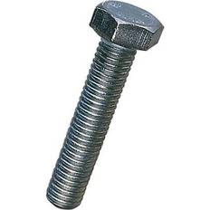 The Home Fusion Company M6 80mm Steel BZP Hex Head Bolts Set