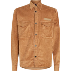 Brun - Overshirts Jakker Tommy Hilfiger Logo Archive Fit Corduroy Overshirt - Desert Khaki