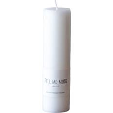 Tell Me More Stearin White Bougie 15cm