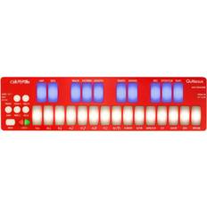 Red MIDI Keyboards Keith McMillen QuNexus MPE MIDI-CV Mini Keyboard Controller, Red