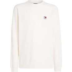 Pullover Tommy Hilfiger Waffle Texture Long Sleeve T-shirt - Ancient White