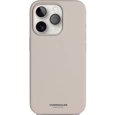 Vonmahlen Eco Silicone Case for iPhone 15 Pro Cream iPhone 15 Pro Smartphone Hülle