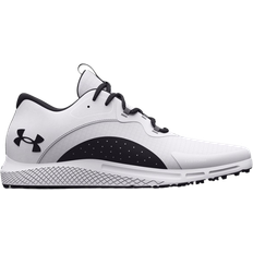 45 - Herre Golfsko Under Armour Charged Draw 2 Spikeless M - White/Black