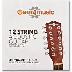 Gear4music 12 String Acoustic Guitar Strings