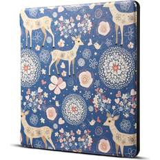 Amazon Kindle Oasis 2019 stylish pattern flip case Dear Flowers