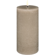 Uyuni Block Light Sandstone LED Candle 15cm