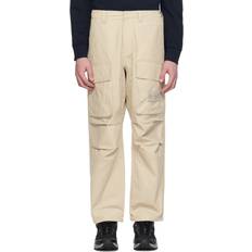 Stone Island Trousers & Shorts Stone Island Beige Patch Cargo Pants V0090 BEIGE WAIST