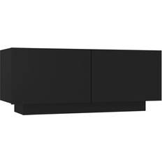 vidaXL 3082766 Black Sängbord 35x100cm