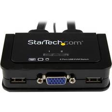 KVM Switches StarTech Startech 2 Port USB VGA Cable KVM Switch