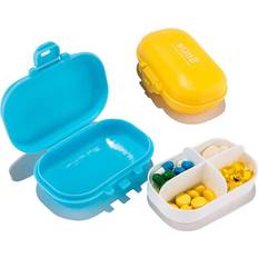 Medical Aids on sale KCASA Honana HN-PB011 4 Compartments Pill Organizer Portable Travel Pill Case Daily Medicine Box