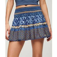 Superdry Skirts Superdry Damen Minirock mit Rüschen - Marineblau