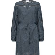 Levete Room Lr-Fenna Korta Klänningar - Dark Slate