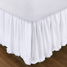 Twin Valance Sheets Greenland Home Fashions Sasha Drop Skirt Valance Sheet White