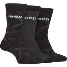 Jeep Mens Walking Boot Socks Black