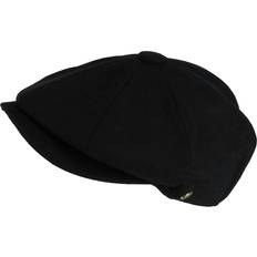 Epoch Hats Melton Quarter Newsboy Cap - Black