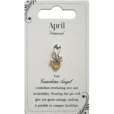 Xpressions Guardian Angel April Birthstone Angel Pin With Gem Stone Sentimental Gift Idea