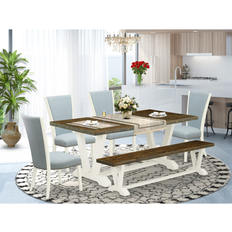 Blue Dining Sets East West Furniture Kitchen Dining Set