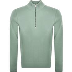 Clothing HUGO BOSS BOSS Ebrando Half Zip Knit Jumper Green