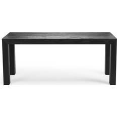 Black - Rectangle Dining Tables Plank+Beam Modern Black Wirebrush Dining Table 36x72"