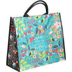 Florals Handbags Karma Better Place Flower Print Reusable Tote