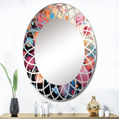 Mirrors Design Art "Neon Assemblage II" Abstract Collages Modern Wall Mirror