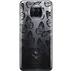 Babaco ERT GROUP mobiltelefonfodral för Xiaomi MI 10T LITE/REDMI NOTE 9 PRO 5G originalt och officiellt licensierat mönster Butterflies 002, gedeeltelijk transparant