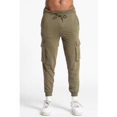 Mens Cotton Blend Cargo Jogger Olive
