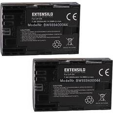 Extensilo 2x Battery for BlackMagic Micro Studio Camera 4K 2000mAh