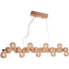 By Rydéns Splendor Bar Gold/Amber Pendant Lamp 124cm