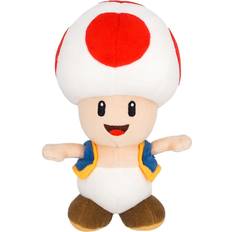 Super Mario Speelgoed Super Mario 1UP Distribution Toad Pluche