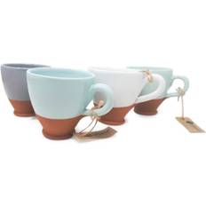 Verano Spanish Ceramics Rustic Pastel Everyday Set 2 Cup