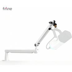 Shein FIFINE Microphone Arm Boom Stand, Adjustable Low-Profile Arm Microphone Stand With Desk Mount Clamp, Screw Adapter, Cable Management, For Podcast Stre